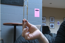 Students trade one gold paperclip