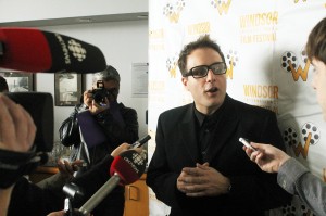 International Film Festival marketing director Vincent Georgie speaks during a press conference Oct. 22. (Photo by Chris Mailloux)