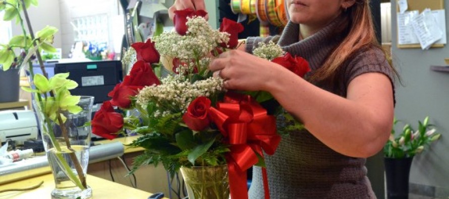 Romance and roses come together on Valentine’s Day