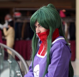 Alison McGrath cosplaying as Kido Tsubomi from the anime Kagerou Project during the Toronto ComiCon inside of the Metro Toronto Convention Centre March 21. (Photo by Chris Mailloux)