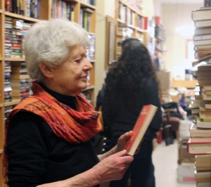Anne Beer at her bookstore on Wednesday, April 8, 2015. (Photo By Rabiul Biplob)