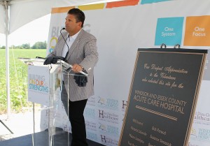 WINDSOR, ONT.: JULY 16, 2015 - Windsor Regional Hospital CEO David Musyj talks about the single-site acute care hospital at its proposed location at County Road 42 and Concession 9 in Windsor on July 16, 2015. (The Converged Citizen Photo by / Sean Previl)