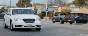 Windsor Ont. (10/22/15) – Traffic flows quickly along Tecumseh Road during rush hour in Windsor on Oct. 22, 2015. As one of the major throughfares in the city it is consistantly targeted by police for traffic enforcement. Photo by Dan Gray The Converged Citizen.