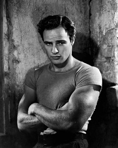 Marlon Brando starred in the 1951 movie "A Streetcar Named Desire," helping to make the basic t-shirt a popular fashion piece. (Photo courtesy of thefashionisto.com)