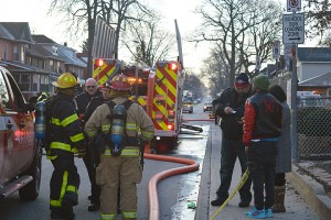 WINDSOR, ON : The Windsor Fire and Rescue discuss the fire that occurred at the triplex on 820 Dougall Ave. The fire started at 7:30 a.m. in the attic of the residence. 