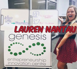 Lauren Nantau Marketing and Events coordinator for the Genesis Centre at the St. Clair College Genesis Entrepreneurship and Innovation Centre. Photo curtesy of the Genesis College Facebook Page