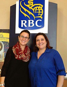 Amanda Ward and Gia Ataman Work at the RBC Bank at the Ouellette branch. 