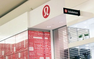 Lululemon store is getting ready for the grand opening in Devonshire Mall Nov. 4 (photo by Vanessa Cuevas)