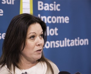 Windsor-West MPP Lisa Gretzky said the idea of a basic income is interesting but will wait to see the government proposal before supporting it. (Photo by David Lafreniere)