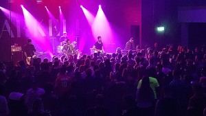 The Arkells were the main attraction at the opening of the new student centre this past week. Over 500 student attended the event. (Photo by Lyndi-Colleen Morgan)