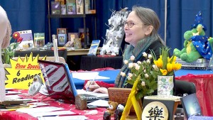 Linda Fulcher, event manager, has been running the Psychic Expo with her husband for almost 30 years. (Photo by Danielle Gagnier) 