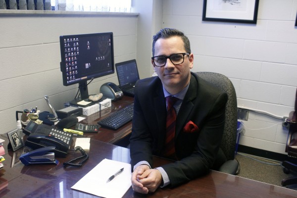 Michael Silvaggi, associate vice president, student services and registrar in his office in St. Clair College main campus.