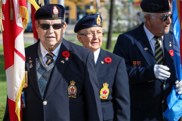 Royal Canadian Legion Riverside Branch #255 Remembrance Day - Windsor, Ontario. Nov. 4, 2017