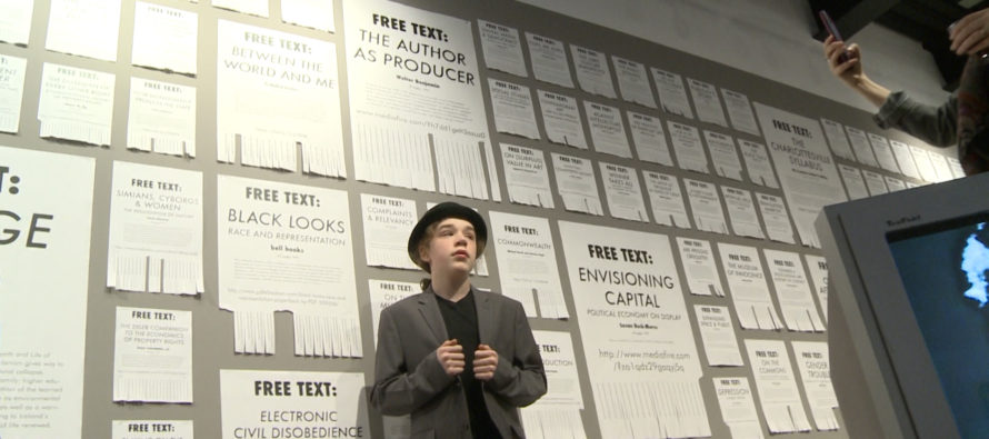 Marshall McLuhan works on display