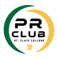 PR Club Logo designed by Club President Brad Shank.