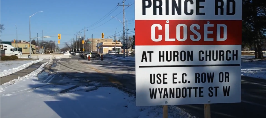 Windsor residents “happy” Tecumseh Road is open