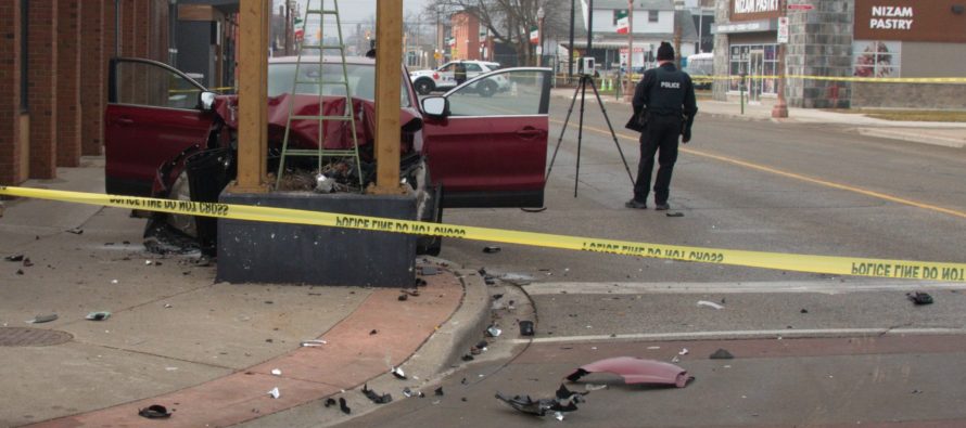 Driver Seriously Injured after Erie st Crash