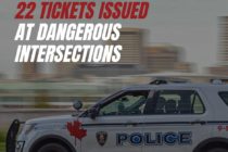 Windsor Police issue tickets at dangerous intersections