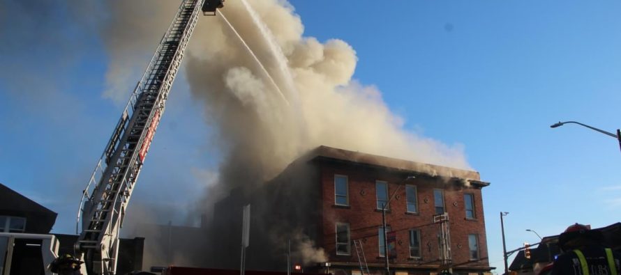 Major Fire in Walkerville Destroys Building